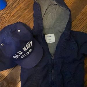 Old Navy Jacket and Hat 6-12 months